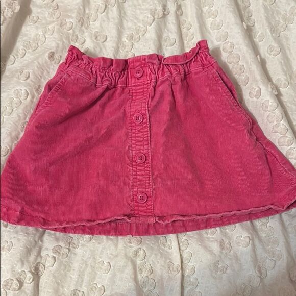 Crewcuts Pink Corduroy Skirt with Button Front - Picture 1 of 1